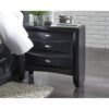 Lucille - Nightstand With Spacious Drawers And Chambered Drawer Fronts - Walnut Brown - Image 7
