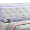 Full Elegant Bed - Silver Champagne - Image 3