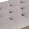 Waverly - Tufted Ottoman Bench - Cloud Gray - Image 7
