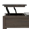 Ela - Lift Top Coffee Table - Smoky Brown - Image 6