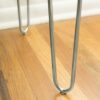 Mid-Century Modern Hairpin Leg Computer Desk - White - Image 5