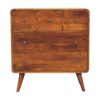 3 Over 2 Curved Chest - Brown - Image 12