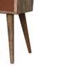 Mini Hand Painted Bedside Table - Brick Red - Image 7