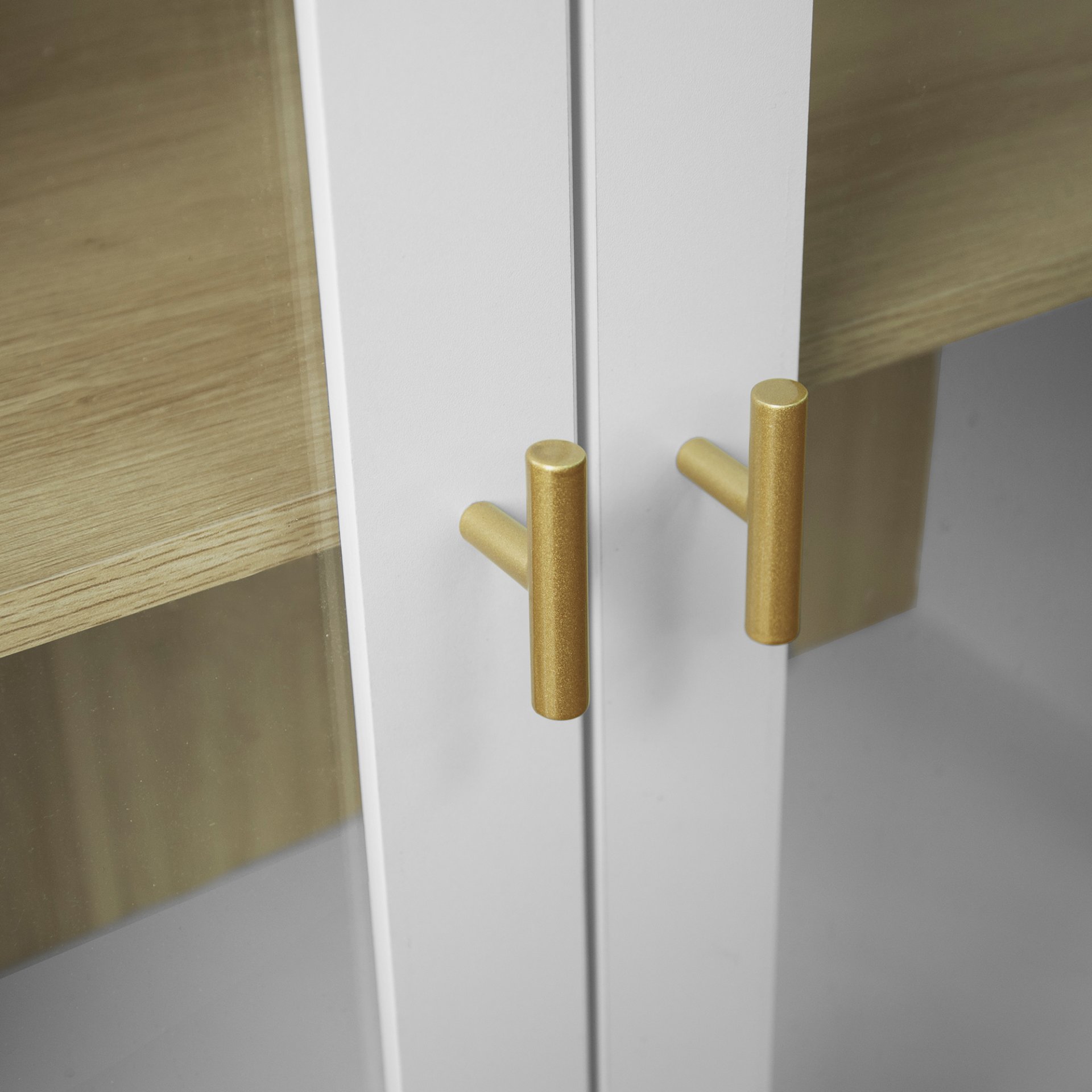 Storage Cabinet With Door For Living Room, Dining Room, Study - White - Image 19