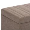 Darcy - Storage Ottoman Bench - Fawn Brown - Image 6