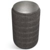 Juno - Cast Aluminum Side Table - Black - Image 3