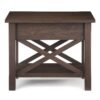 Kitchener - Narrow Side Table - Warm Walnut Brown - Image 6