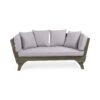Outdoor Expandable Daybed With Water Resistant Cushion - Gray - Image 4