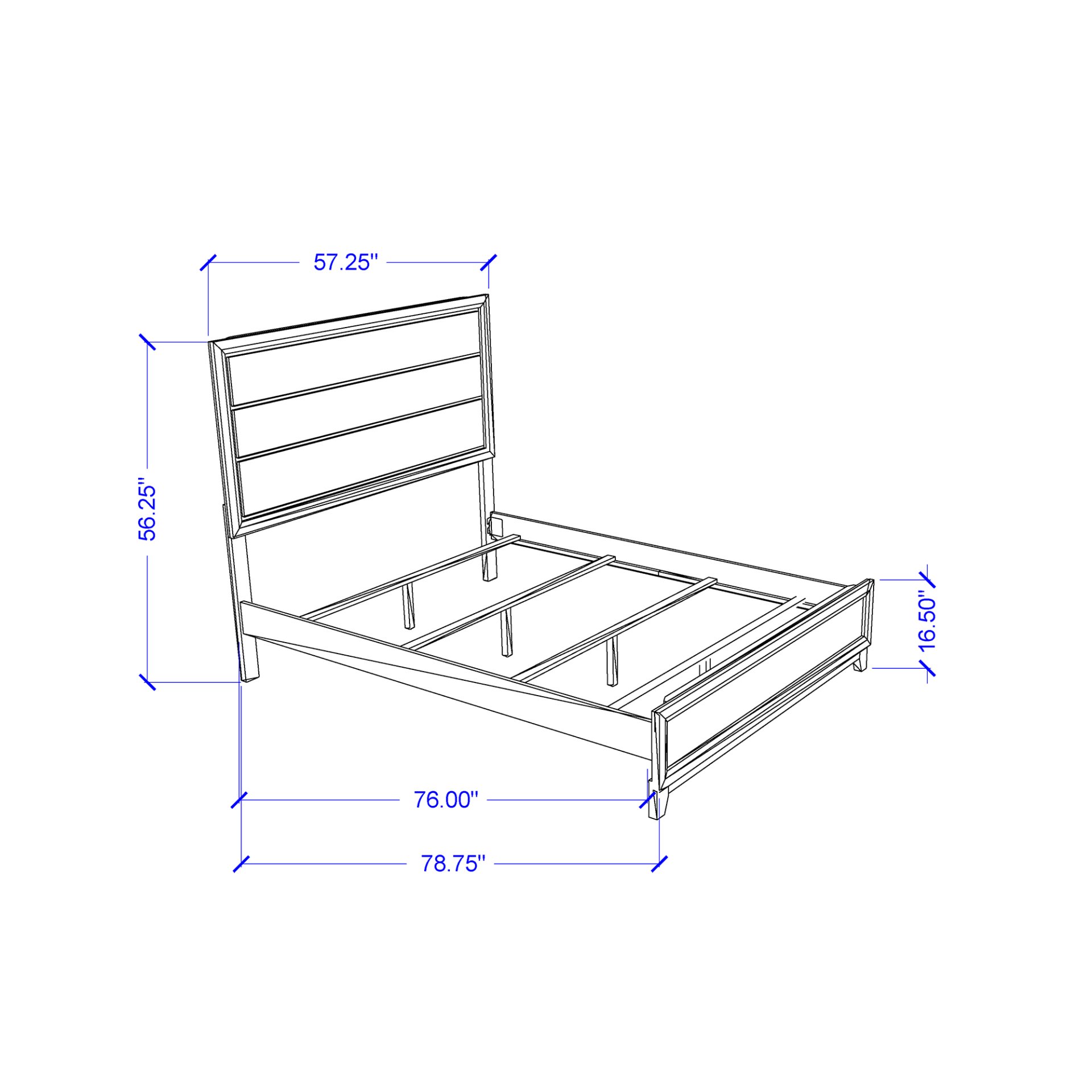 Mirage - 5 Piece Full Bedroom Set With Panel Headboard - Black / Gray - Image 11