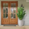 Ceramic Flowerpot, Planter For Patio & Garden Or Windowsill - Milk White - Image 2