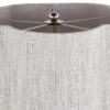 Lily - Contemporary Table Lamp - Polished Nickel / Gray - Image 5