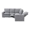 Power Recliner Chair Home Theater Seating Soft Chair With USB Port For Living Room, Bedroom, Theater Room - Gray - Image 12