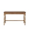 Tabitha - Desk With Drawer And Turned Legs - Natural - Image 7