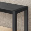 Accent Side Table, Narrow, Small, 2 Tier, Contemporary & Modern - Black - Image 8
