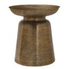 Drum Accent Side Table, Durable Construction - Copper - Image 10
