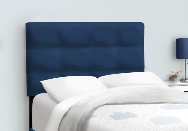 Twin Size Bed Upholstered Bedroom Frame Only - Navy Blue