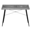 Computer Desk For Home Office, Laptop, Storage Shelves, Versatile Placement - Gray - Image 2