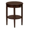 Accent Table, 2 Tier, Transitional - Espresso - Image 15