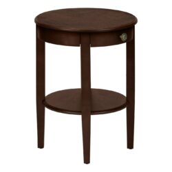 Accent Table, 2 Tier, Transitional - Espresso