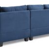 Malone - Sectional - Navy Blue - Image 3