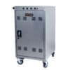 Mobile Charging Cart For Tablets Laptops 35 Device Capacity Matt Silver Metal - Silver - Image 6
