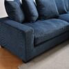 Luxe - Oversized 2 Piece Right Facing Sectional Couches For Living Room, L Shaped Sofa With Chaise - Blue - Image 3