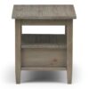 Warm Shaker - End Table - Distressed Gray - Image 3