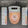 Smart Toilet Bidet Combo With Foot Sensor Open Cover / Seat, Self Cleaning Nozzle, LED Display, Three Level Heated Seat / Airflow, Night Light, Knob Control, Soft Close, Auto Flush, With Remote Control - Gloss White - Image 9