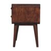 Curved Nightstand - Walnut - Image 3