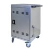 30 And 2 Bay Mobile School Charging Cart Station For Chromebook, Tablet And Laptop Computer With Power Strip Included - Silver - Image 6