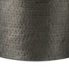 Drum Accent Side Table, Contemporary, Elegant Design - Silver - Image 5