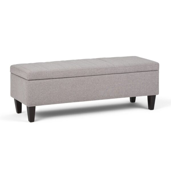 Monroe - Storage Ottoman - Cloud Gray