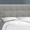 Full Size Bed, Upholstered, Transitional Stylish - Gray - Image 2