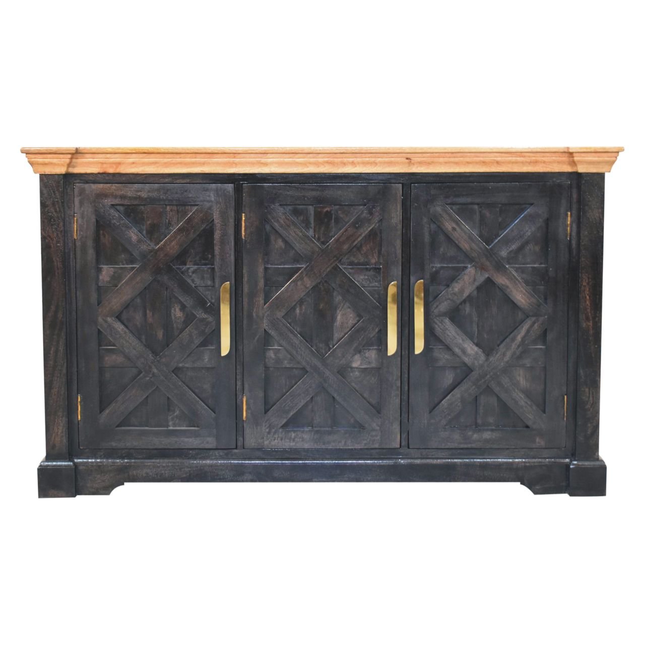 Regal - Rustic Sideboard - Black - Image 2