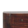 Lunar - 2 Drawer Floating Nightstand - Chestnut - Image 4