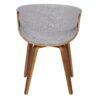 Curvo - Mid-Century Modern Dining Chair (Set of 2) - Walnut / Gray - Image 5