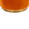 360 Degree Swivel Cuddle Barrel Accent Sofa Chair, Fluffy Round Armchair - Orange - Image 19