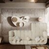 Beatrice - Modern Tufted Right Sectional Sofa - Ivory - Image 15