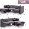 Delray - Sofa Chaise - Gray - Image 5