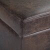 Avalon - Storage Ottoman Bench - Distressed Brown - Image 6
