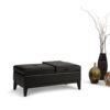 Oregon - Storage Ottoman Bench With Tray - Midnight Black - Image 8