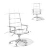 Foley - Swivel Office Chair - Distressed Blue - Image 10