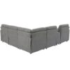 Power Recliner Corner Sofa Home Theater Reclining Sofa Sectional Couches With Storage Box, Cup Holders, USB Ports And Power Socket For Living Room - Dark Gray - Image 20