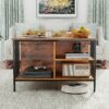 Lift Top Coffee Table With Storage, Adjustable Height Living Room - Black / Brown - Image 19