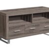 TV Stand Console Media Entertainment Center Storage Cabinet For Living Room - Taupe - Image 7
