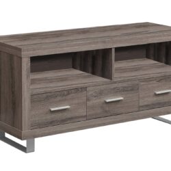 TV Stand Console Media Entertainment Center Storage Cabinet For Living Room - Taupe