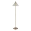 Cassis - Glam / Art Deco Floor Lamp Pleated - Gold / White - Image 5