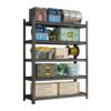 Garage 5 Story Shelf, Capable Of Accommodating 2500 Lbs, Adjustable Shelf - Black - Image 4