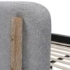 Diego - King Low Upholstered Platform Bed - Light Gray - Image 7