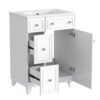 Bathroom Vanity Cabinet With Sink - White - Image 14
